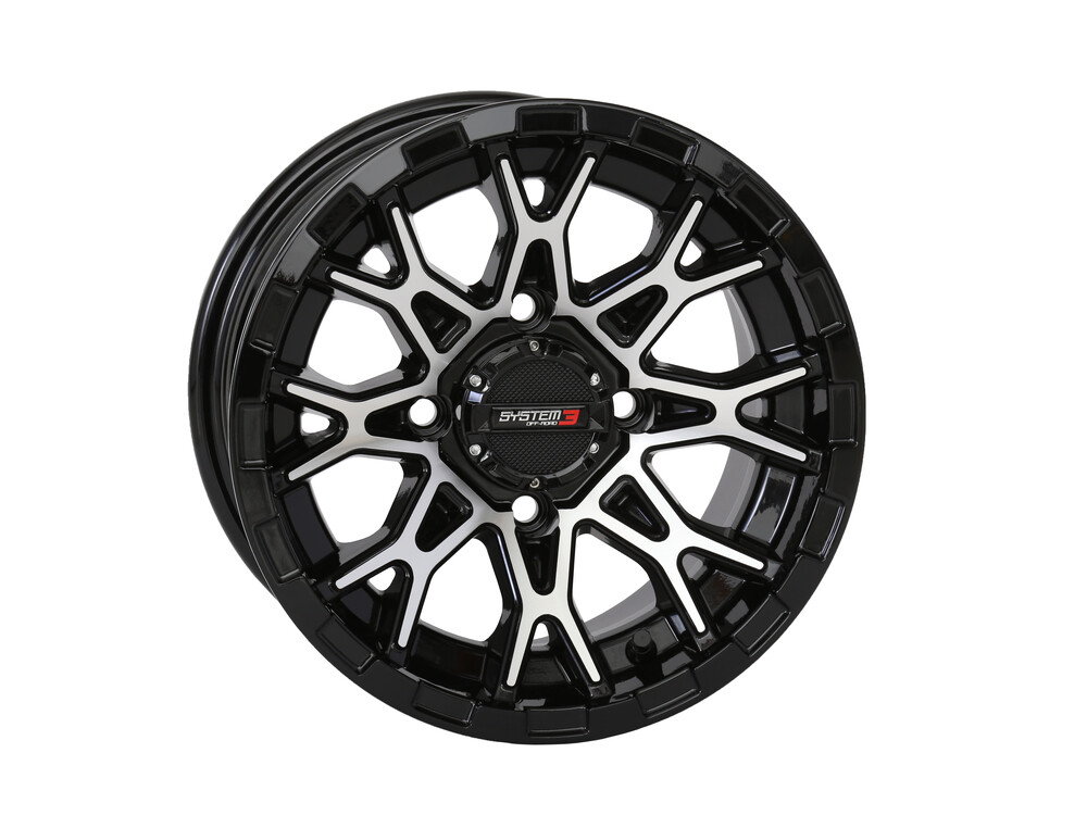 14X7 4/137 4+3 ST6 Black Machined