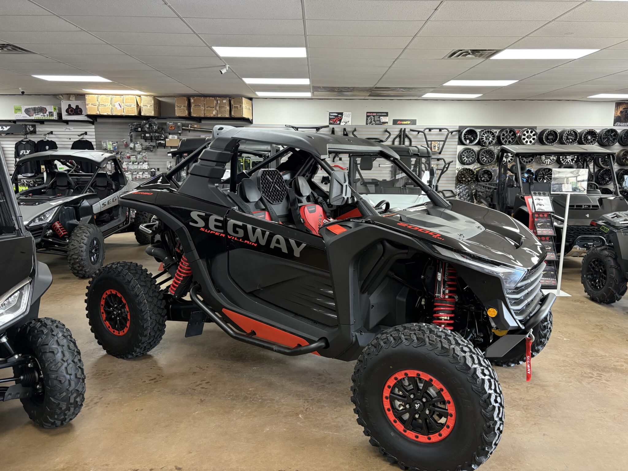 Segway Super Villain on the Ison Powersports showroom floor